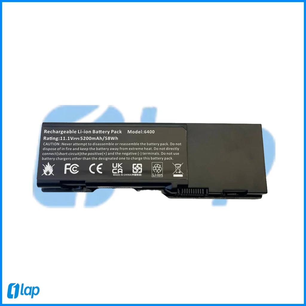 باتری لپ تاپ دل Dell-6400-battery-laptop-front