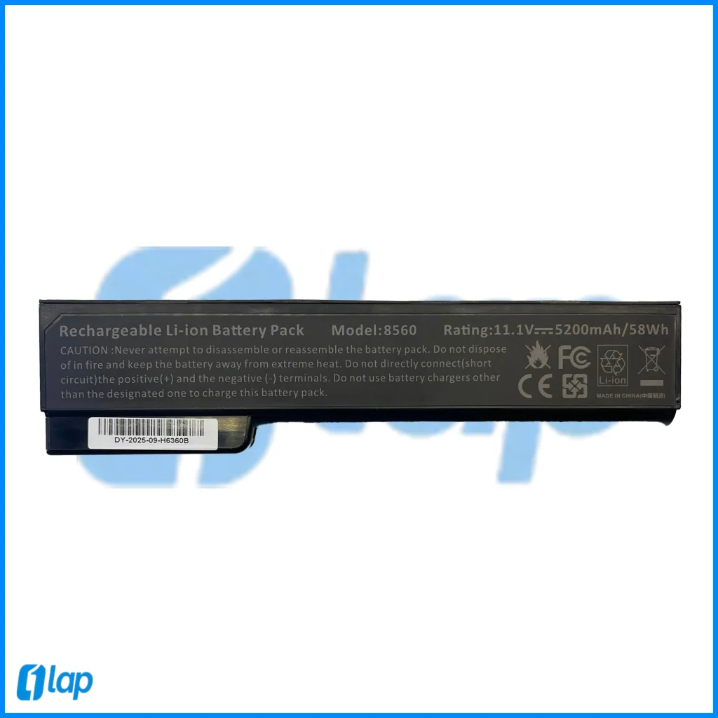 باتری لپ تاپ اچ پی HP 6360b battery laptop front