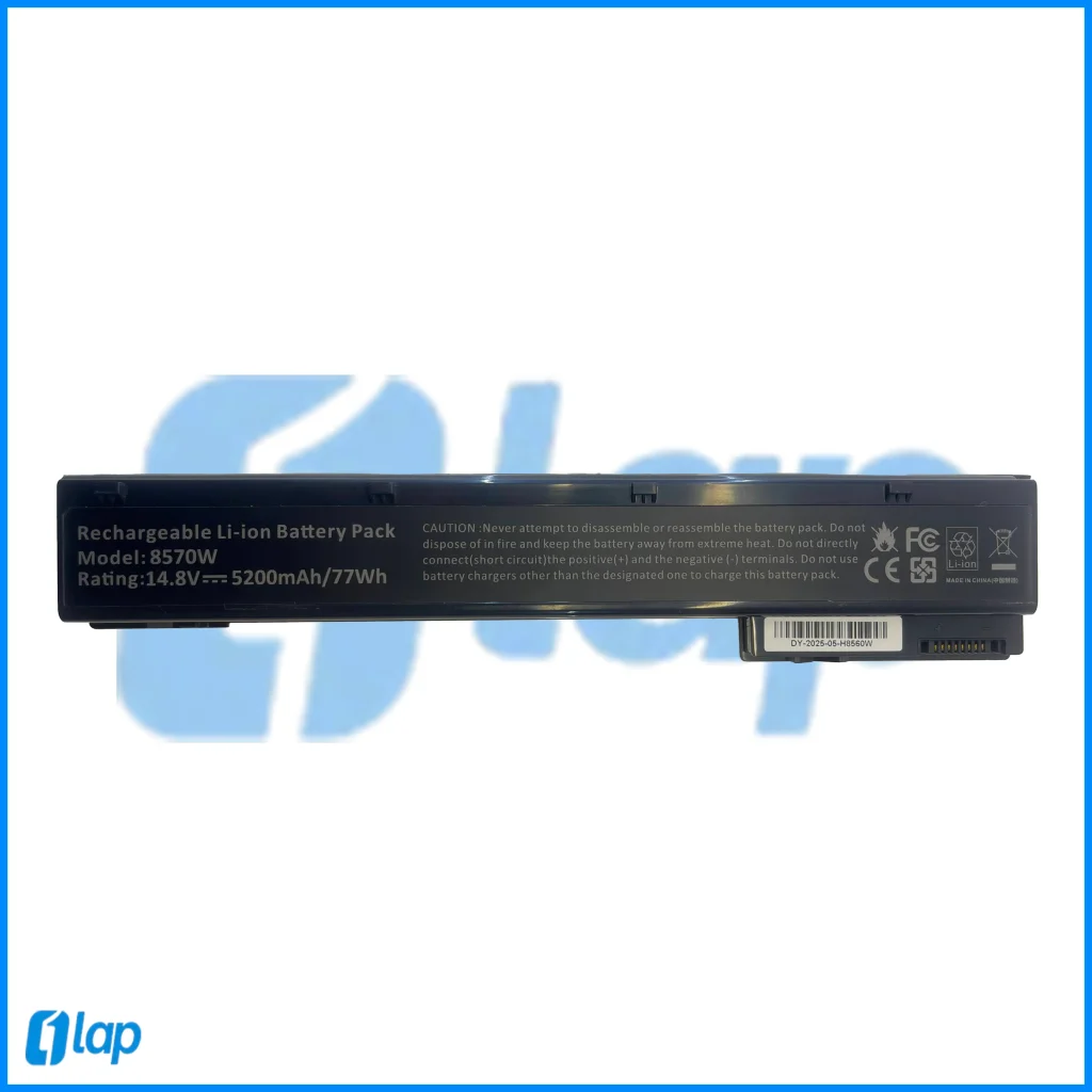 باتری لپ تاپ اچ پی HP 8560w battery laptop front
