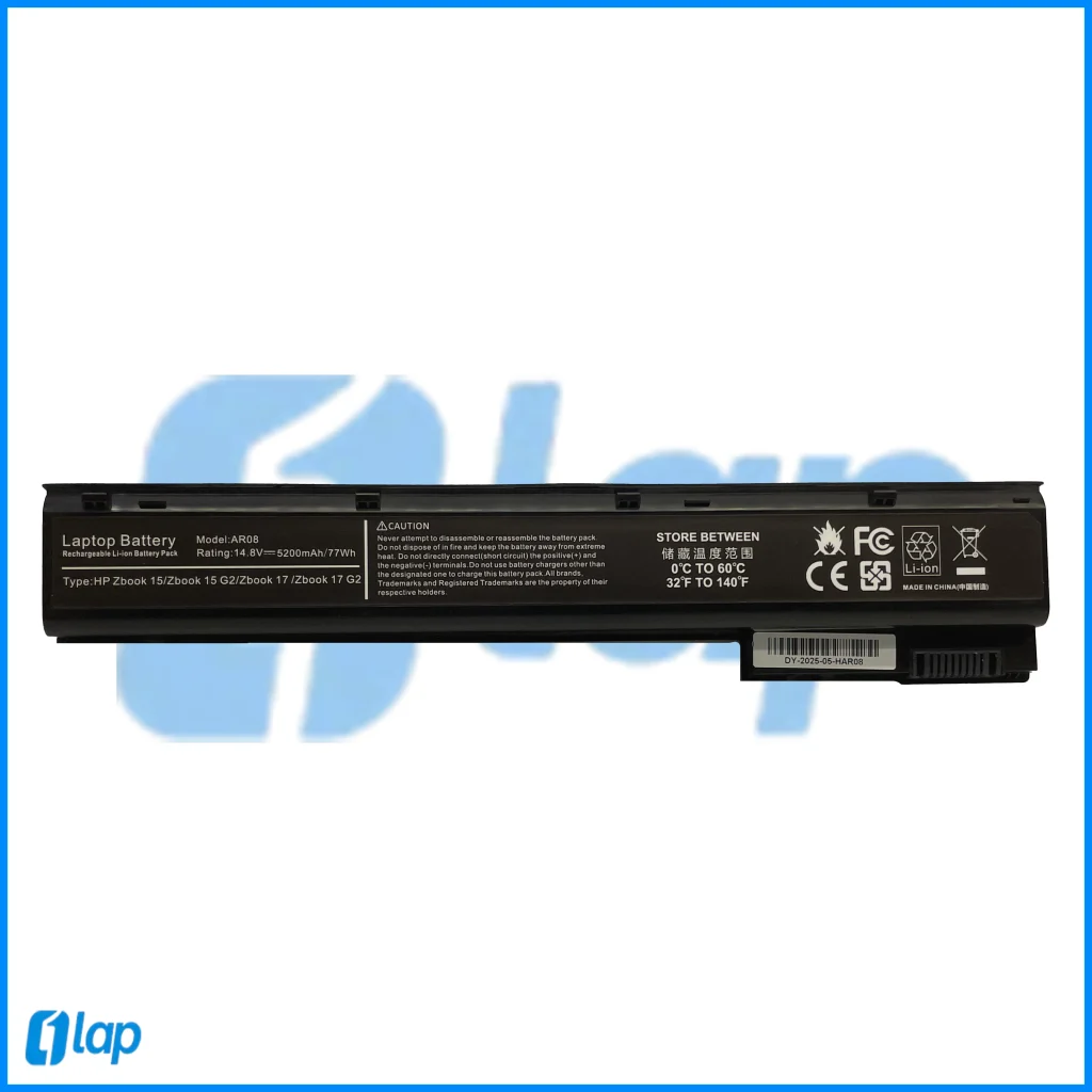 باتری اچ پی مدل HP AR08 battery laptop front