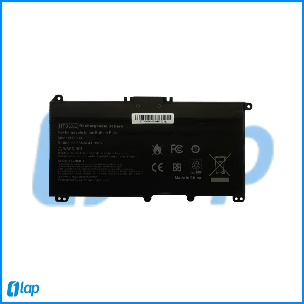 باتری لپتاپ اچ پی HP HT03XL battery laptop front