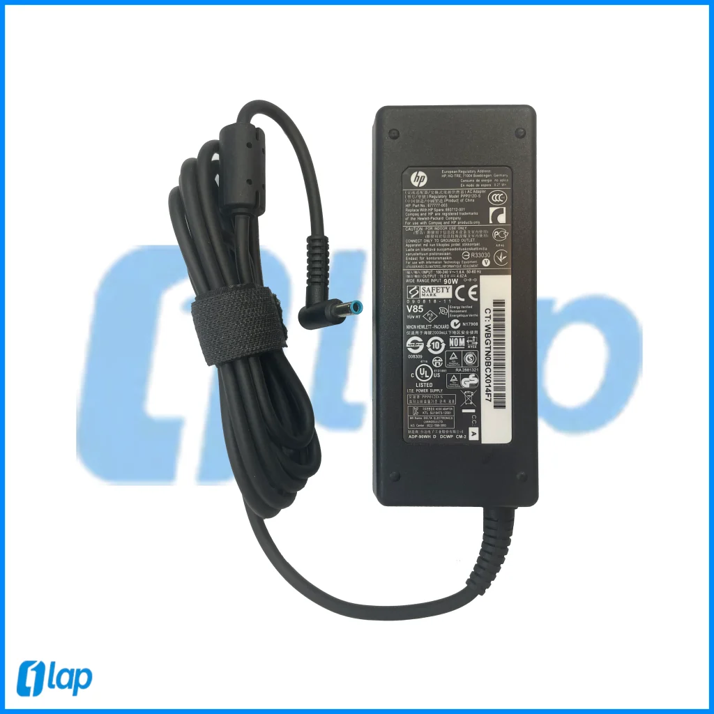 آداپتور شارژر اچ پی 90 وات، 4.62 آمپر، 19.5 ولت hp adaptor
